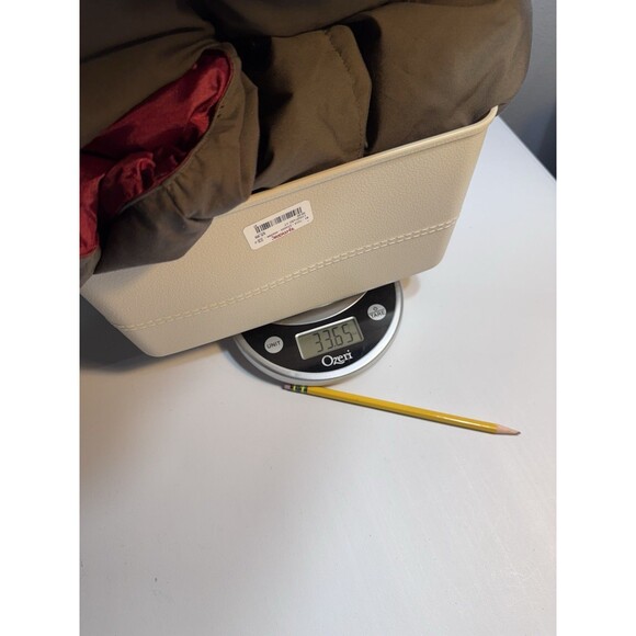 Vintage Tommy Hilfiger Men XXL Goose Down Puffer Vest Reversible Red Grey - Picture 12 of 12